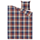 BLÅSENAP Duvet cover and pillowcase, multicolour/check, 150x200/50x60 cm