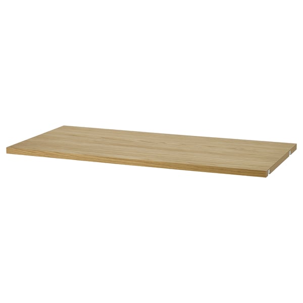 BOAXEL, light brown shelf, rectangular, simple design, wood-textured.