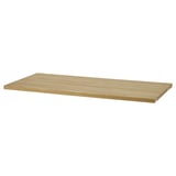 BOAXEL, light brown shelf, rectangular, simple design, wood-textured.