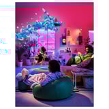 BRÄNNBOLL Gaming lounge chair, Knisa bright blue