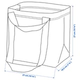 Illustration with measurements for the product: BRATTBY.