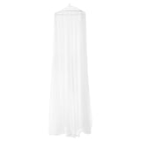 White BRYNE mosquito net, hanging, polyester and polypropylene, cylindrical shape.