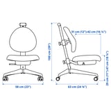 Illustration with measurements for the product: DAGNAR.