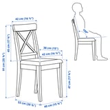 Illustration with measurements for the product: DANDERYD.