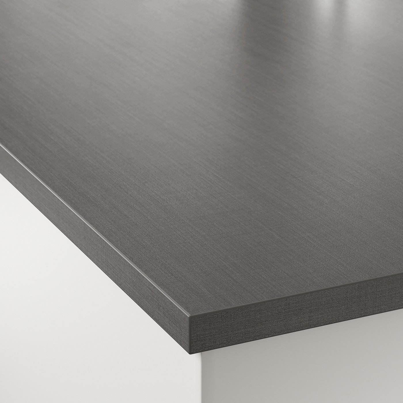 Ekbacken Custom Made Worktop Dark Grey Linen Effect Laminate 45 1 63 5x2 8 Cm Ikea