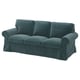 EKTORP 3-seat sofa, Alhamn dark grey-blue
