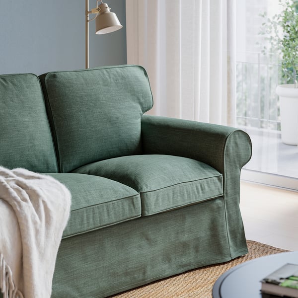 EKTORP 3-seat sofa, Hemmesta grey-green