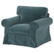 EKTORP Armchair, Alhamn dark grey-blue