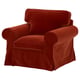 EKTORP Armchair, Alhamn deep orange-red