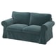 EKTORP Cover for 2-seat sofa, Alhamn dark grey-blue