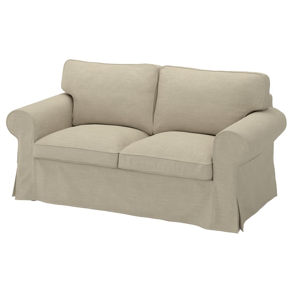EKTORP Cover for 2-seat sofa, Hemmesta light beige