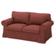 EKTORP Cover for 2-seat sofa, Kilanda brown-red