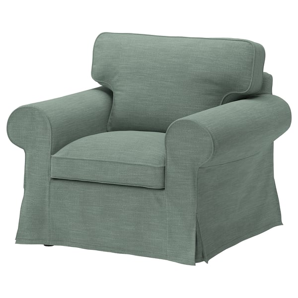 EKTORP Cover for armchair, Hemmesta grey-green