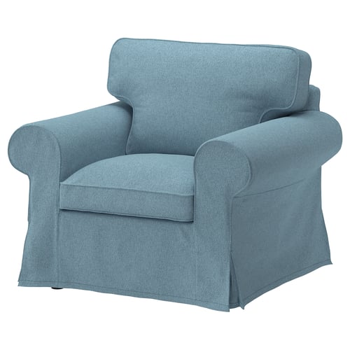 EKTORP Cover for armchair, Naggen grey-blue