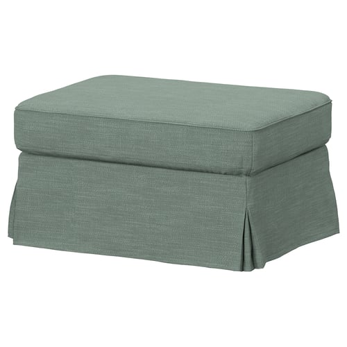 EKTORP Cover for footstool, Hemmesta grey-green