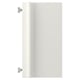 Option: ENHET cabinet door in white, made from particleboard and plastic edging, with visible hinges, rectangular shape.
