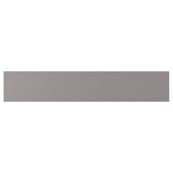 Grey rectangular ENHET panel; smooth plastic foil, modern style.