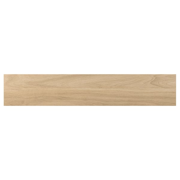 ENHET: light wood color, rectangular panel. Smooth foil surface, 10-year guarantee.
