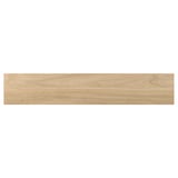 ENHET: light wood color, rectangular panel. Smooth foil surface, 10-year guarantee.
