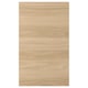 Option: ENHET wood-effect foil panel, beige, rectangular, smooth.