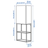 Illustration with measurements for the product: ENHET.
