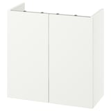 ENHET Wash-stand with doors, white, 60x32x60 cm