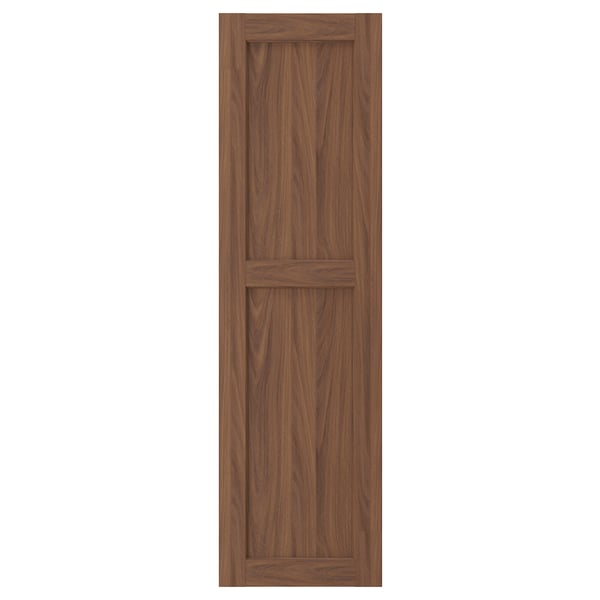 ENKÖPING brown walnut cabinet door with classic design and wooden texture.