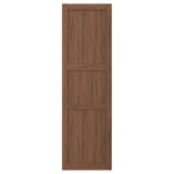 Walnut ENKÖPING door with classic design, rectangular shape, brown color, wood-like finish.