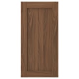 ENKÖPING: brown walnut wooden cabinet door; classic, durable.