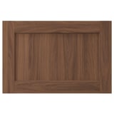 ENKÖPING brown walnut cabinet, classic design, wooden texture, rectangular.