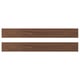 Two brown walnut wooden panels with a grain texture. They are rectangular and framed.