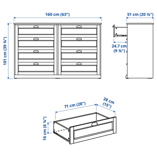 Illustration with measurements for the product: FÅGELFJÄLLET.