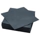 Option: Stack of grey FANTASTISK paper napkins, square shape, textured design.