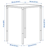 Illustration with measurements for the product: FEJAN.
