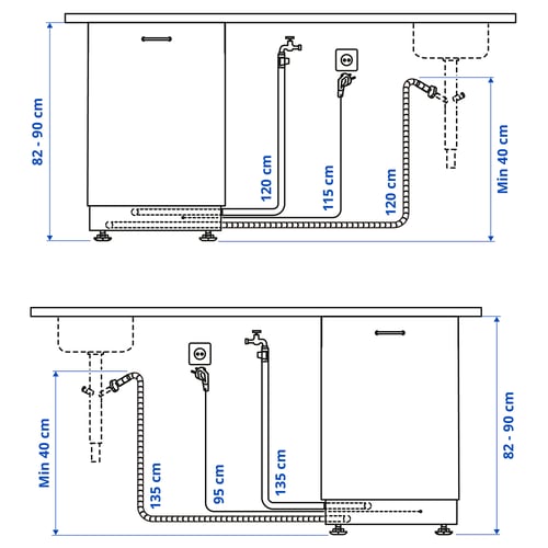 Illustration with measurements for the product: FINPUTSAD.