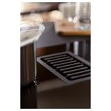 FÖRDELAKTIG Induction hob/integrated extractor, IKEA 700 black, 83 cm