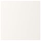 Option: FONNES storage door, white, particle board, rectangular.