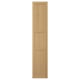 Option: A FORSBACKA kitchen cabinet door in warm oak veneer. It a classic framed design with beveled edges and a natural wood look.
