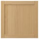 Option: Forsbaka wood cabinet door, light brown, square shape with beveled edges.