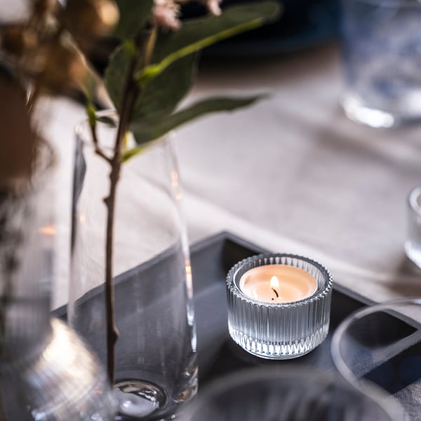 GLIMMA Unscented tealight, 4 hr