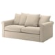GRÖNLID 2-seat sofa-bed, Sporda natural