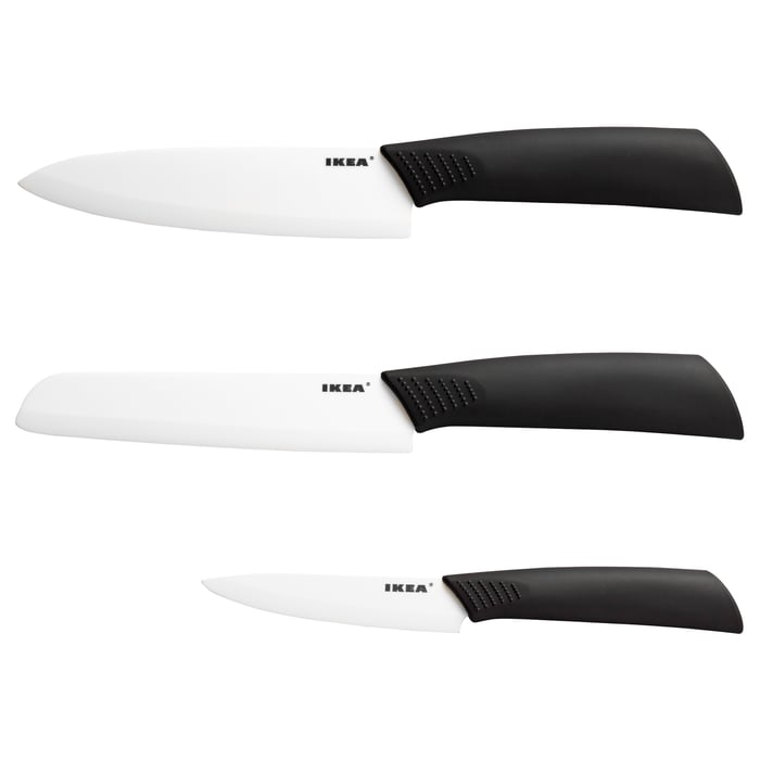 HACKIG 3piece knife set IKEA