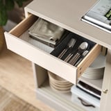 HAVSTA drawer, light wood, neatly stores cutlery, simple, scandinavian design