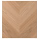 Option: HEDEVIKEN natural oak veneer front panel for bestå. Chevron pattern in wooden grain design.