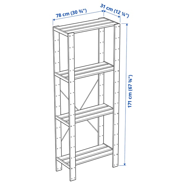Illustration with measurements for the product: HEJNE.