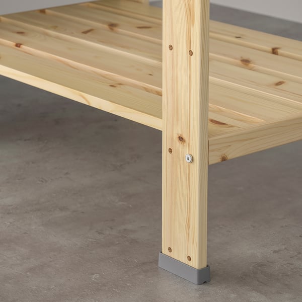 Wooden table leg with HEJNE protector.