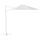 HÖGÖN white hanging parasol, rectangular, sun-protective fabric.