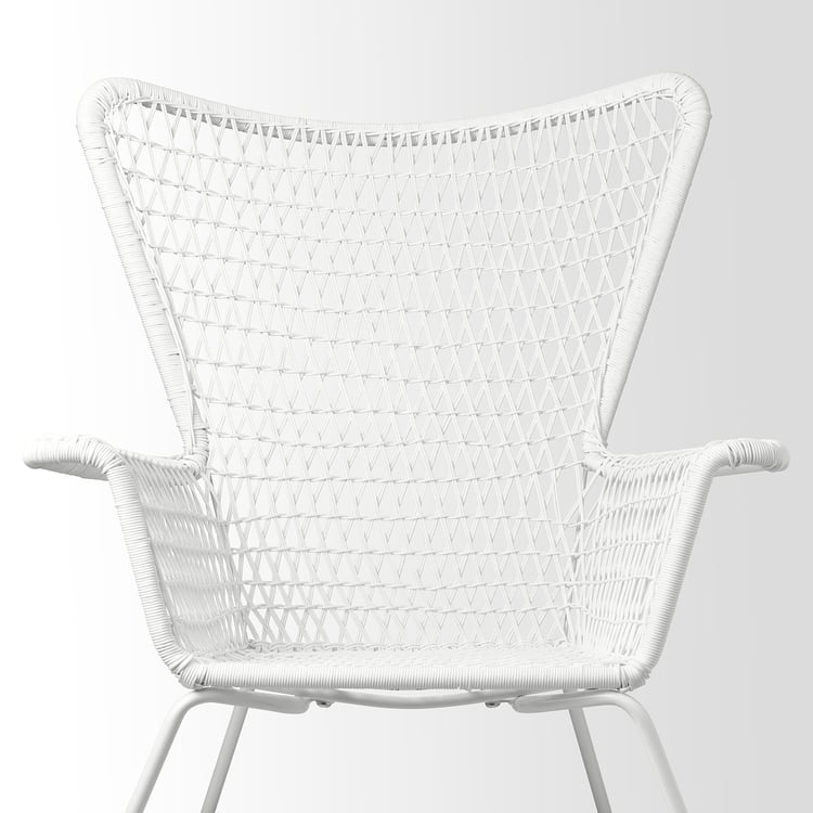 HÖGSTEN Armchair, outdoor, white IKEA