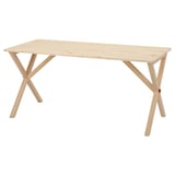 IKEA PS 2026 Table, folding/pine clear lacquered, 156x75 cm