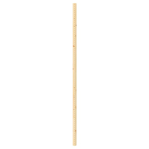 A single IVAR wooden pole, light tan in colour, with a rectangular shape, and a natural wood grain design.